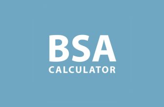 BSA Calculator