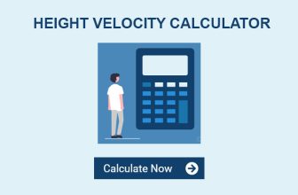 Height Velocity Calculator