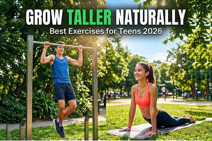 Best height growth exercises for teenagers
