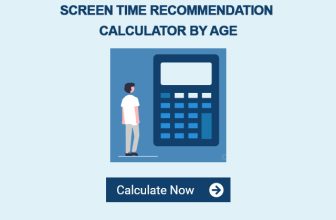screen time recommendation calculator by age