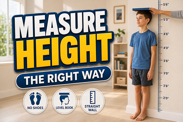How to measure height correctly
