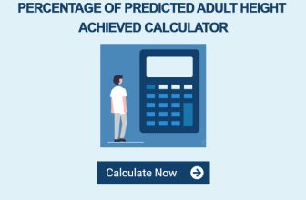 Percentage of Predicted Adult Height Achieved Calculator