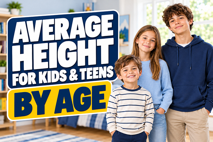 Average Height for Kids and Teens