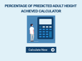 Percentage of Predicted Adult Height Achieved Calculator